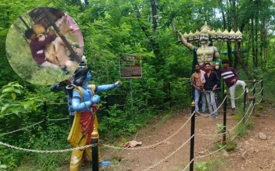 नशे में धुत युवकों ने भगवान श्रीराम व हनुमान की मूर्तियों का किया अपमान, हिंदू संगठनों में आक्रोश